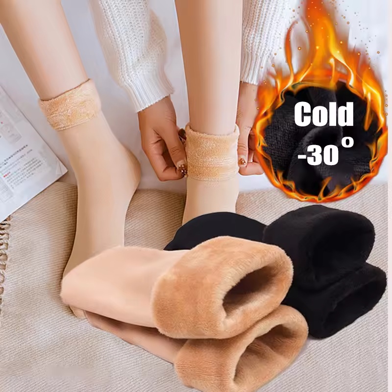 Thermal Sock Wool - 1/3/6 Pasang Kaus Kaki Termal Musim