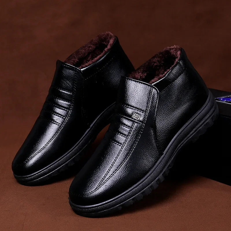 Sepatu bot kulit kasual pria,  - Waterproof Winter Boot ulasan dan harga