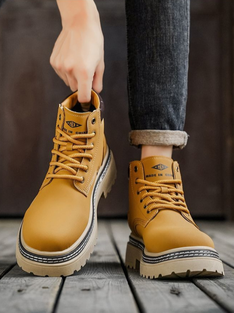 Sepatu Bot Kerja Pria, Model T - Waterproof Winter Boot ulasan dan harga