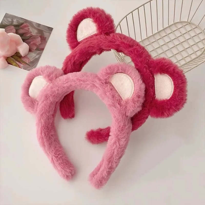 1-5PCS Bando Rambut Beruang St - Winter Headband Fleece ulasan dan harga